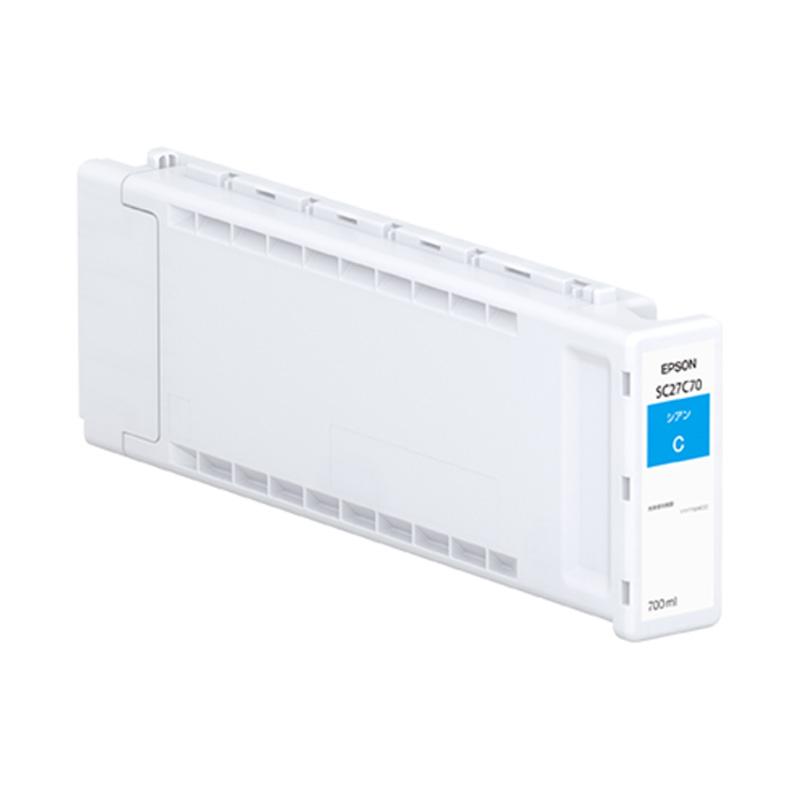 エプソン 純正 インク カートリッジ SC27C70 シアン 700ml
