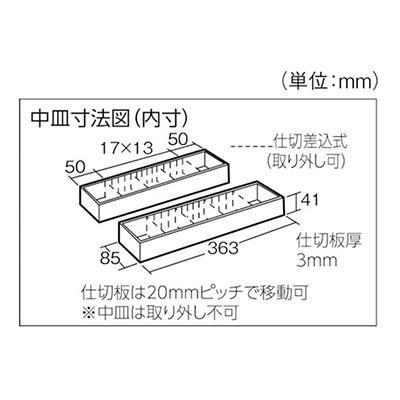 トラスコ TRUSCO オレンジブック 工具箱 ツールボックス 収納 収納 業務用 2段式メンテナンスBOX オレンジGS-410O 133-6134｜signcity-yshop｜02