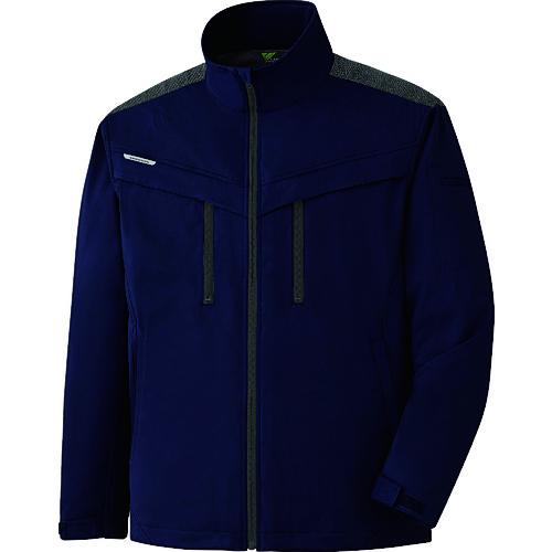 ミドリ安全 VERDEXCEL ストレッチ防寒ジャンパー VE2007 上 ネイビー L