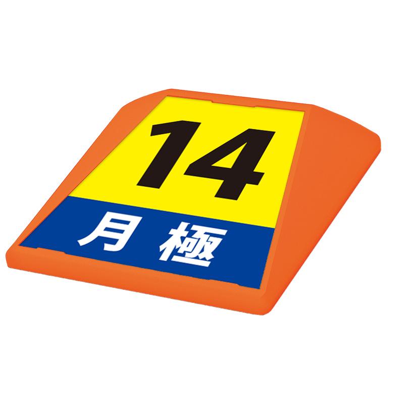 駐車場 看板 路面表示 路面標識 タートイズ オレンジ 表示面セット G