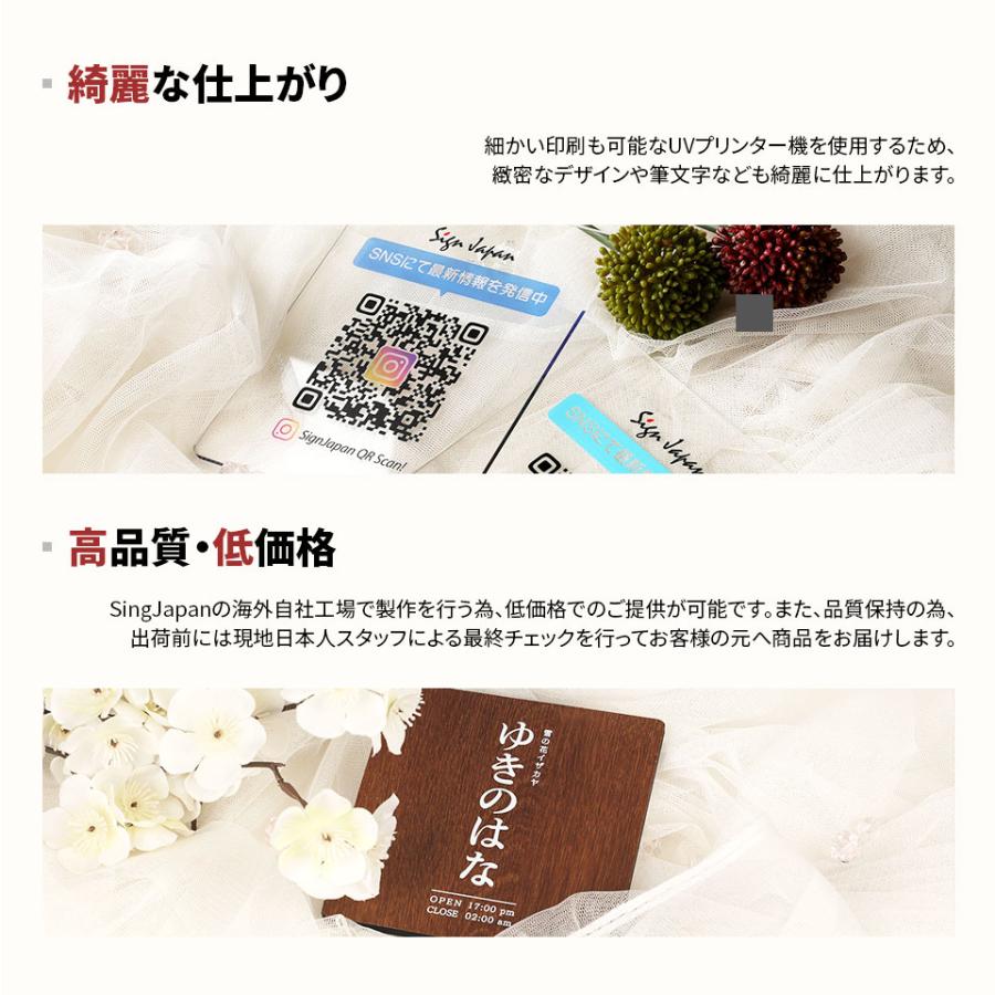 【オーダーメイド】QRコードプレート16枚MDF製 店舗用にも♪ オーダーメイド】☆QRコードスタンド ミニイーゼル看板