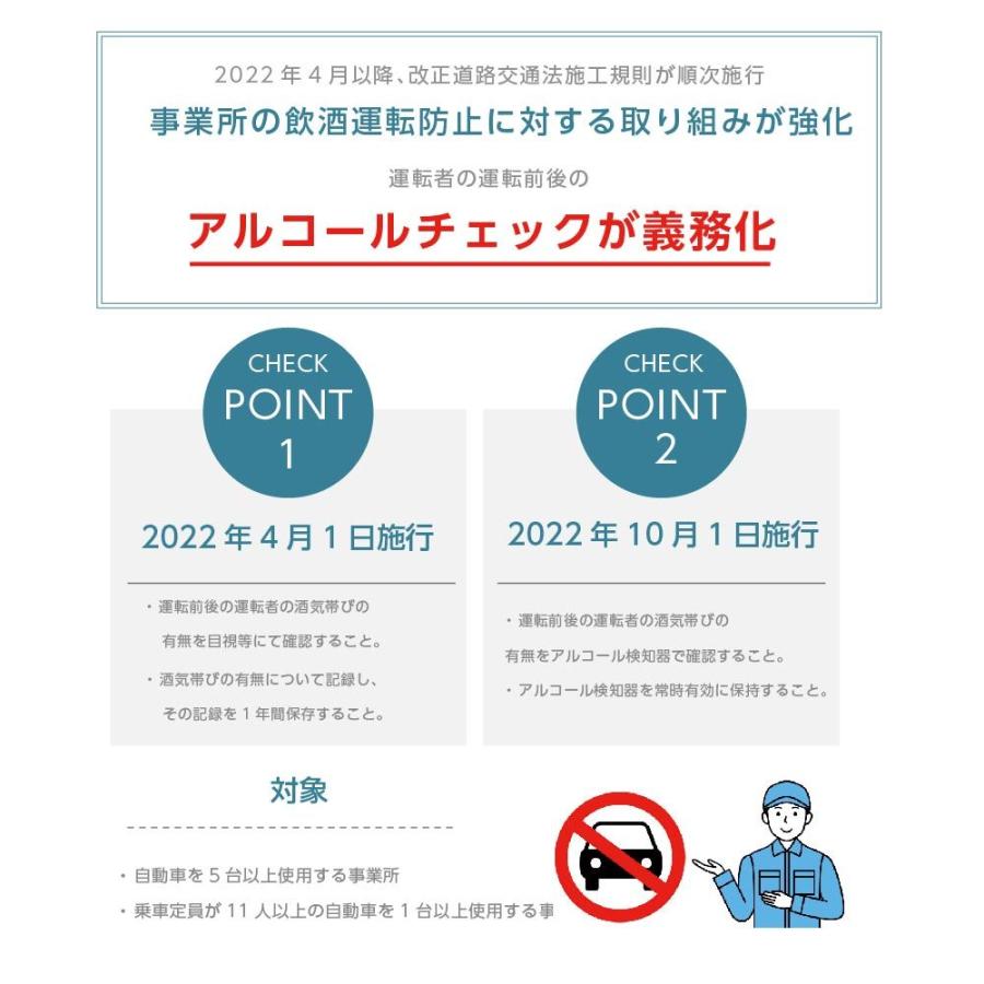 アルコールチェッカー アルコール検知器 飲酒運転防止 国家公安委員会 非接触 飲酒検知器 LCD液晶表示 アルコールチェック 小型 二日酔い あすつく alc-jc100｜signkingdom｜02