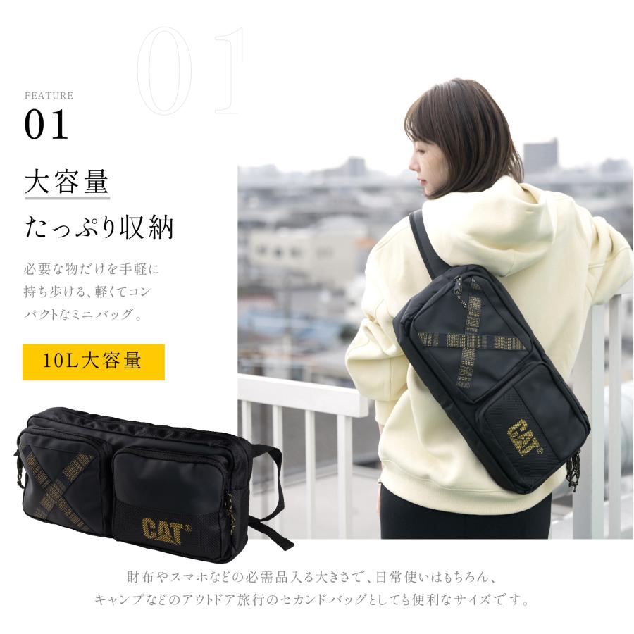 cat キャタピラー ボディバッグ ワンショルダーバッグ メンズ