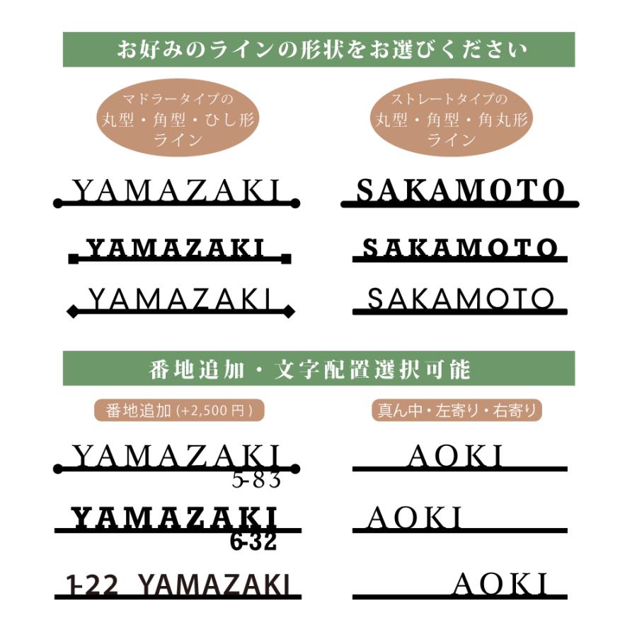 表札 屋外 表札 ステンレス 表札 おしゃれ 表札 北欧 表札 即日 表札 オーダーメイド 表札 オーダー 表札 住所入り 切り文字 表札 新築 gs-pl-stlsudb｜signkingdom｜08