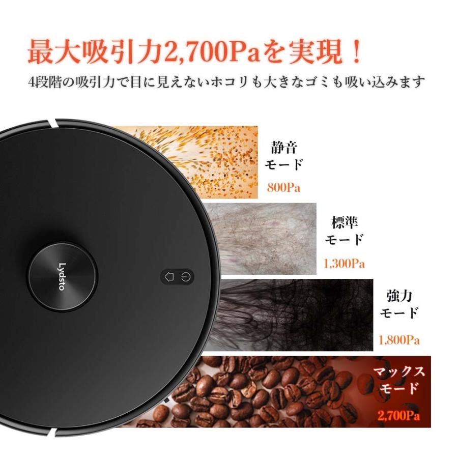 ロボット掃除機 水拭き 自動ゴミ収集 強力吸引 自動掃除機 3in1 掃除