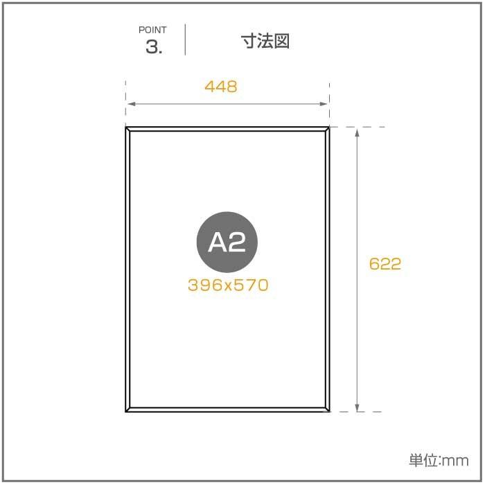 送料無料 店舗用看板 ポスターフレーム A2サイズ W420mm H594mm 簡易ポスターフレーム 屋内対応 壁付パネルライトエコ 屋内使用 国際規格 Pgg A2 Pgg A2 サインキングダム 通販 Yahoo ショッピング