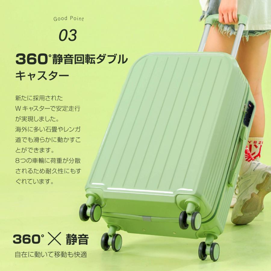 スーツケース Mサイズ・TSAロック・キャリーバッグ　送料無料 最新デザイン 銀 楽天市場】2023 新品 スーツケース フロントオープン 機内