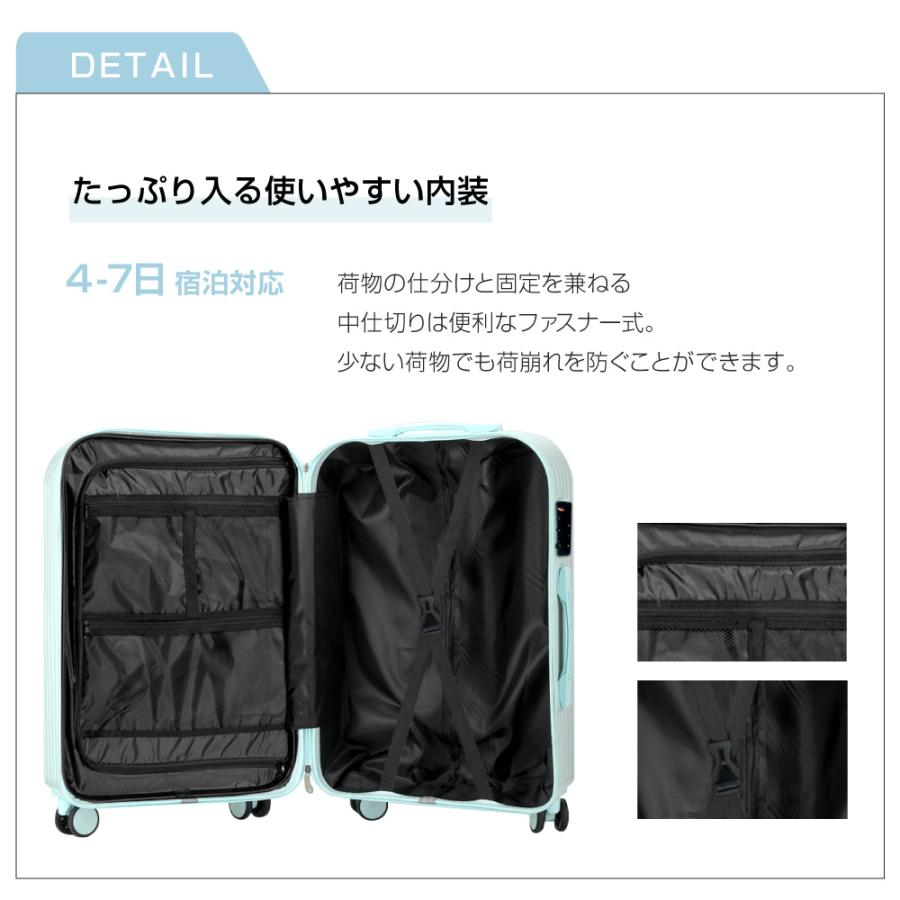 TAKASYOU スーツケース キャリーケース キャリーバッグ 中型 4泊