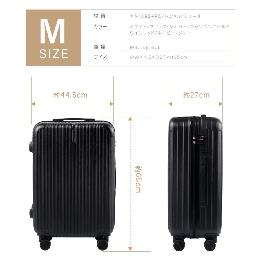 スーツケース 【ランキング受賞特価】爆買 S M サイズ キャリーケース