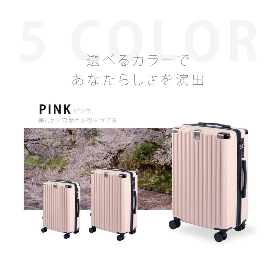 スーツケース 機内持ち込み S/M/Lサイズ キャリーケース ストッパー