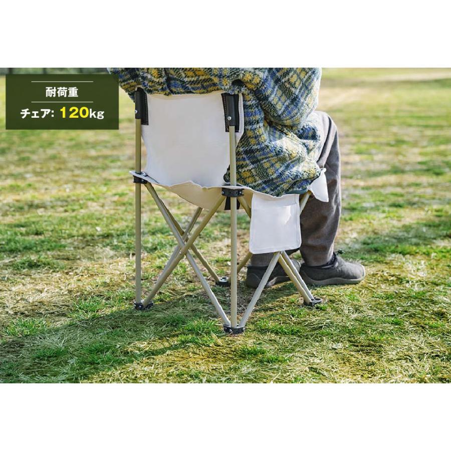 South Light アウトドア テーブルイスセット 5点セット テーブル1台＋