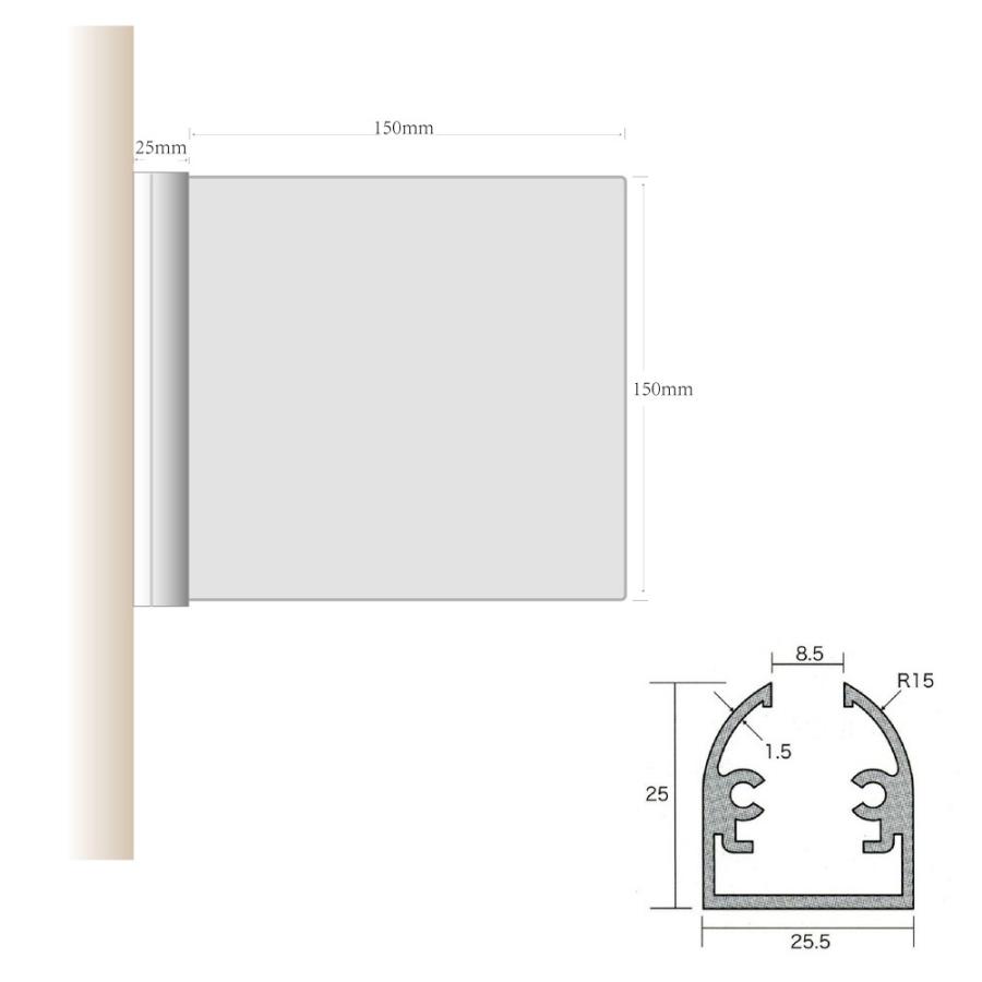 トイレ トイレ標識 ルームサイン 室名札 ルームプレート ルーム案内 アクリル突き出しタイプ ドアプレート 150mmx150mm St 03 St 03 サインキングダム 通販 Yahoo ショッピング