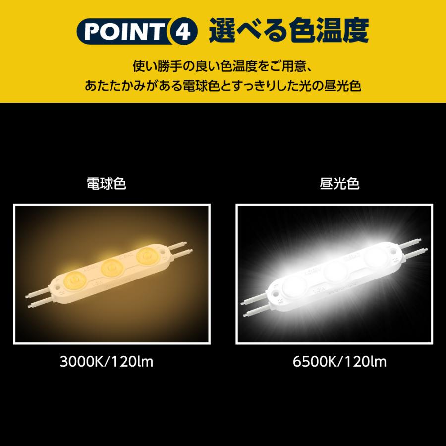 (K-G専用) ランプ3台セット サインキングダム 新商品 LEDモジュール シンプルレンズ式 3灯