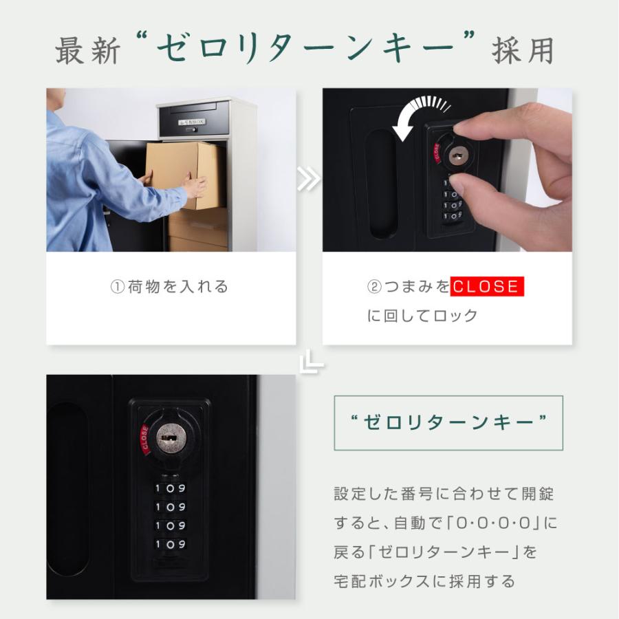 宅配ボックス 一戸建て用 後付け 郵便ポスト 一体型 大容量 置き