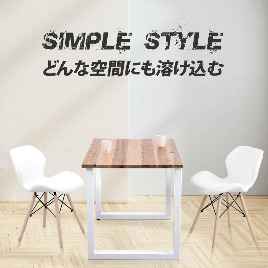 テーブル脚 鉄製フィッティング 2点セット 家具部品の交換用脚 頑丈な