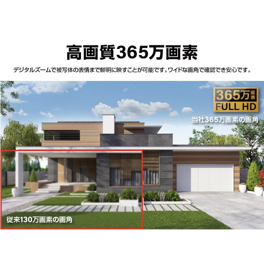 防犯カメラ 屋外 家庭用 防犯カメラセット マイク内蔵 防水 ワイヤレス