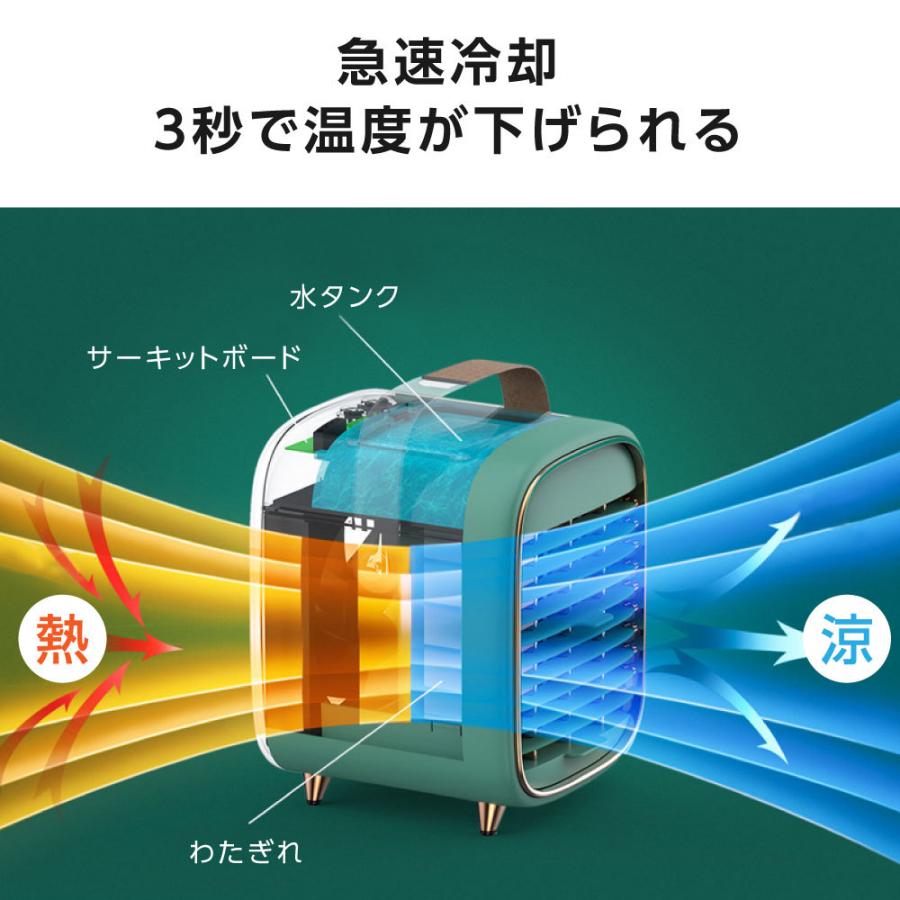 冷風機 冷風扇 ミニファン 卓上 小型冷風機 スポットクーラー