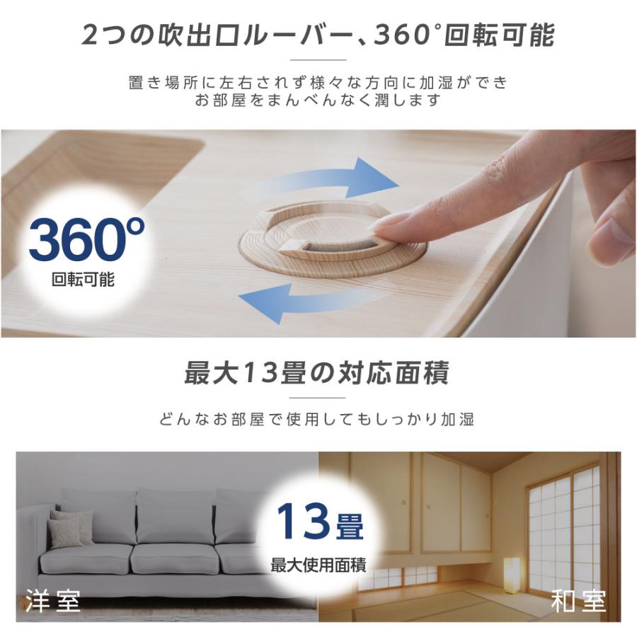 ✨加湿器 大容量 5L✨ハイブリッド マイナスイオン カートリッジ 空気清浄機 Amazon.co.jp: 【2025新登場・AIスマート】 加湿器 大容量 5L