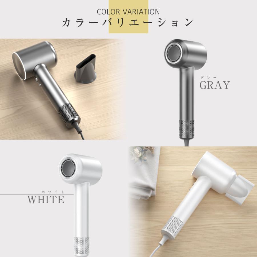 ★❣️大特価❣️ヘアドライヤー 大風量 グレー 速乾 静音 LEDライトリング ☆❣️大特価❣️ヘアドライヤー 大風量 グレー 速乾 静音 LED