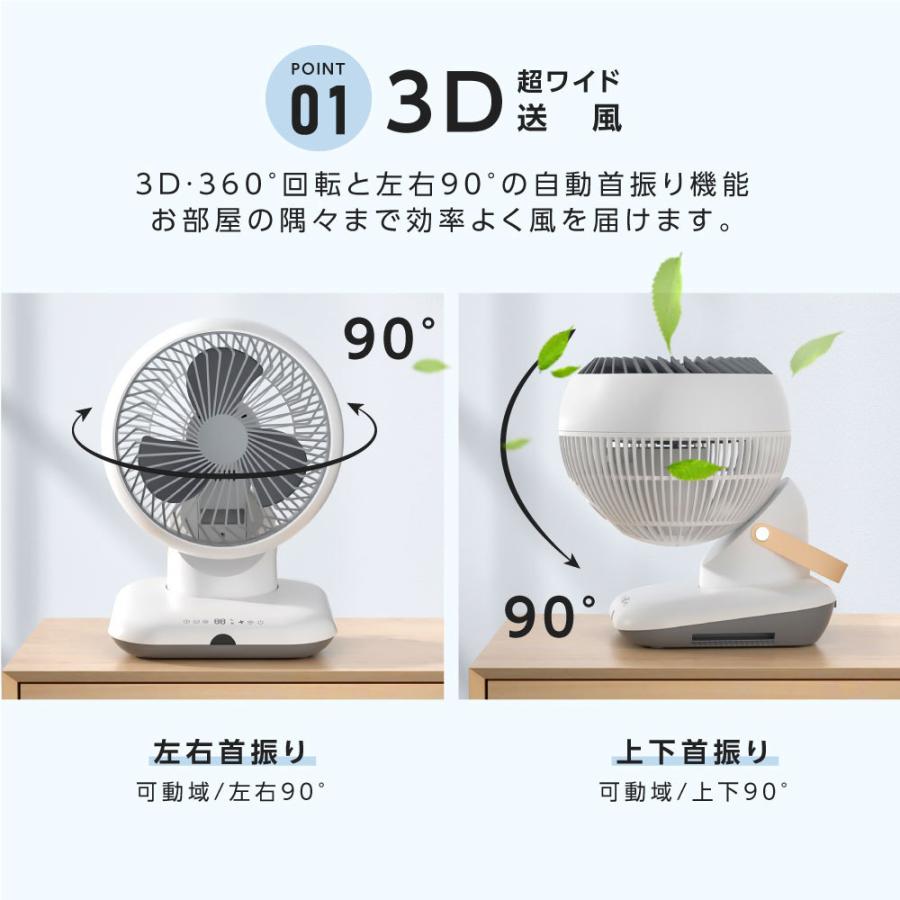 360°首振り サーキュレーター 扇風機 リビング扇風機 3段階風量調節 パワフル送風 3D送風 冷房 暖房 空気循環 換気 梅雨 衣類乾燥 軽量設計 あすつく xr-ht02 :xr-ht02:サインキングダム - 通販 - Yahoo!ショッピング 360°首振り サーキュレーター 扇風機 リビング扇風機 3段階風量調節 パワフル送風 3D送風 冷房 暖房 空気循環 換気 梅雨 衣類乾燥 軽量設計 あすつく xr-ht02 :xr-ht02:サインキングダム - 通販 - Yahoo!ショッピング