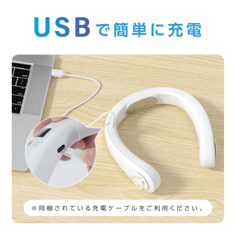 冷却ブレート付き ネッククーラー 携帯扇風機 首掛け 携帯扇風機 首掛け ネッククーラー 冷却ブレート付き