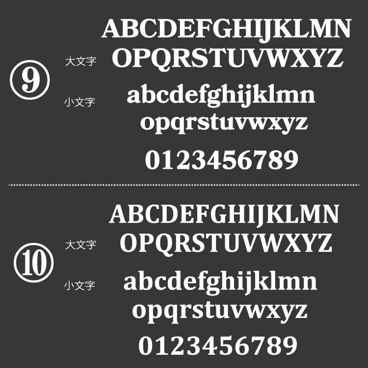 アルファベット 切り文字 ステッカー カッティングステッカー 5cm かっこいい おしゃれ 文字 シール オーダーメイド 車 バイク｜signs｜10