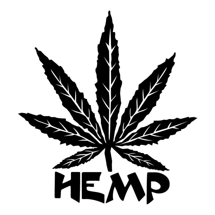 ヘンプ 車 ステッカー かっこいい おしゃれ hemp レゲエ おもしろ カー