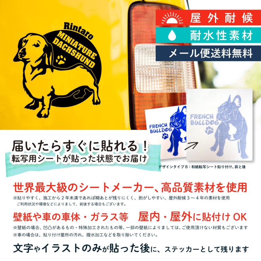 断トツ可愛い ミニチュアダックスフンド ステッカー 3 愛犬ネームが入れられる 車ステッカー 犬ステッカー M Dachshund 3 デザイン工房 文字 ステッカー 通販 Yahoo ショッピング