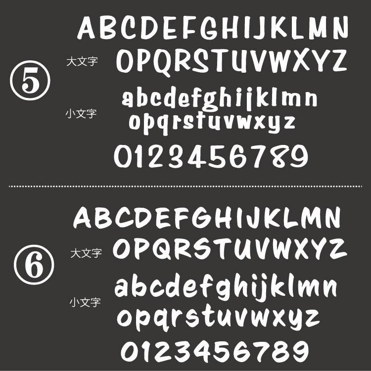 ネーム ステッカー 名前 シール 3cm アルファベット 英文字