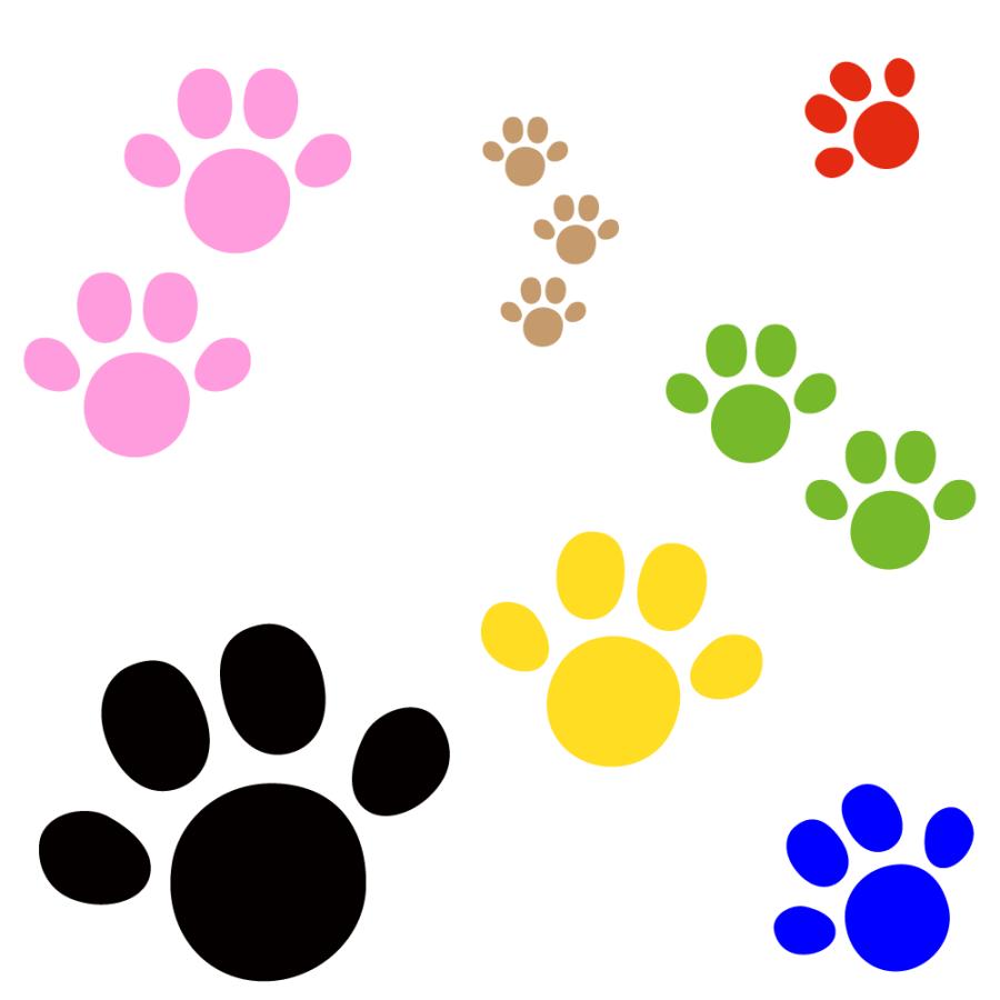肉球ステッカー デザイン 10 あしあと ステッカー 犬 猫 肉球 ウォールステッカー ウインドウステッカー シール Nikukyuu 10 デザイン工房 文字 ステッカー 通販 Yahoo ショッピング