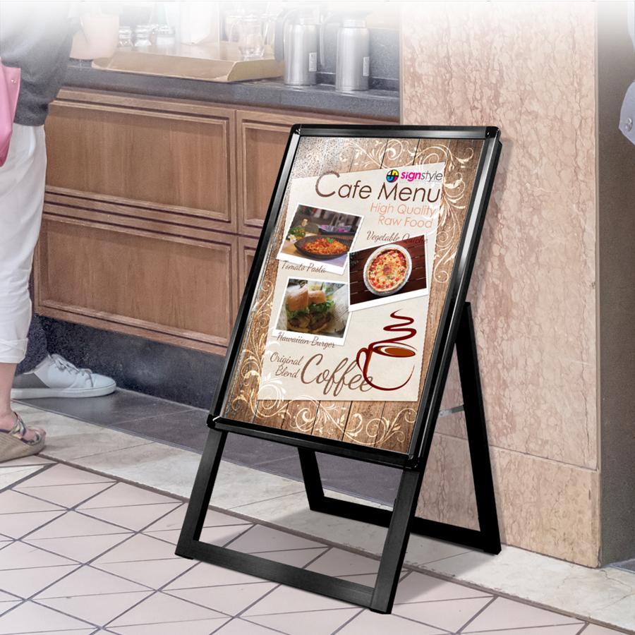 サインスタイル 看板 立て看板 製作 屋外 スタンド看板 イーゼル a型
