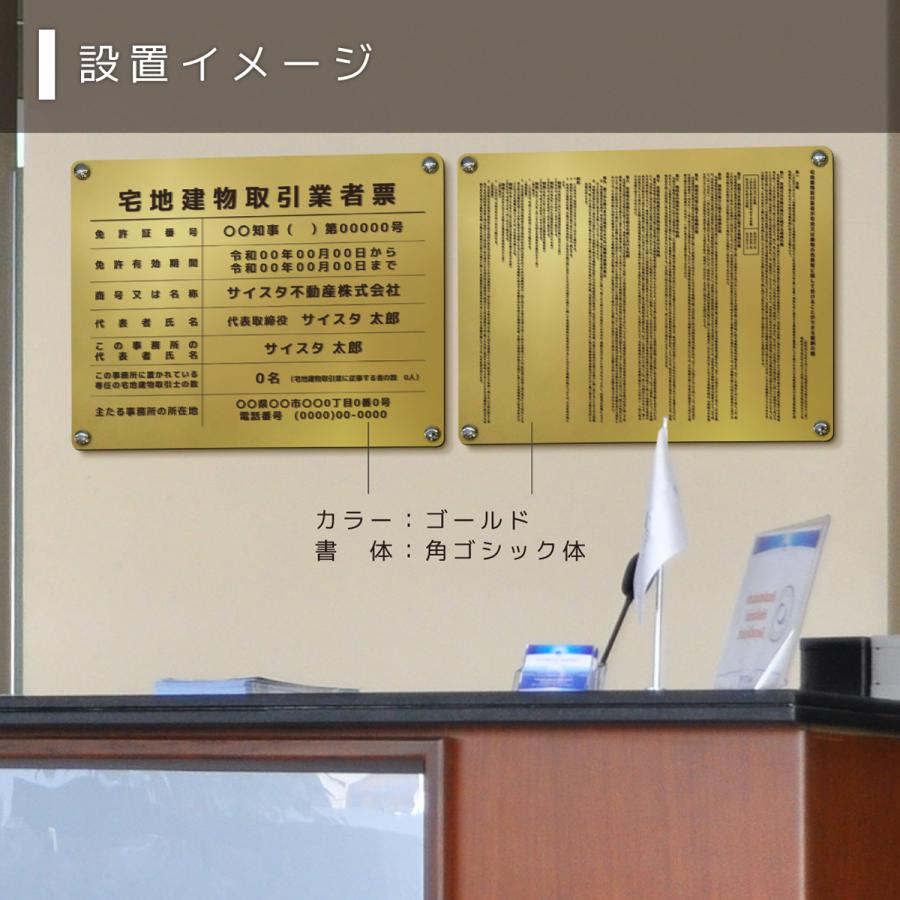 サインスタイル 宅地建物取引業者票 令和7年4月改訂版 報酬額表 看板