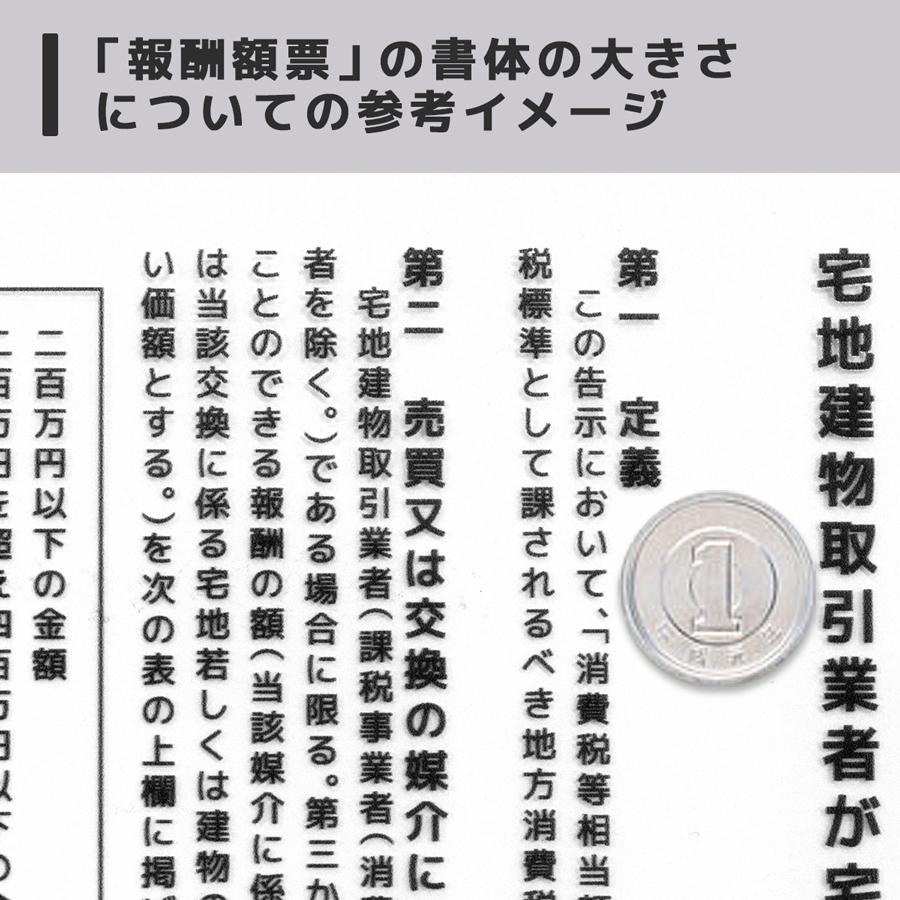 サインスタイル 宅地建物取引業者票 令和7年4月改訂版 報酬額表