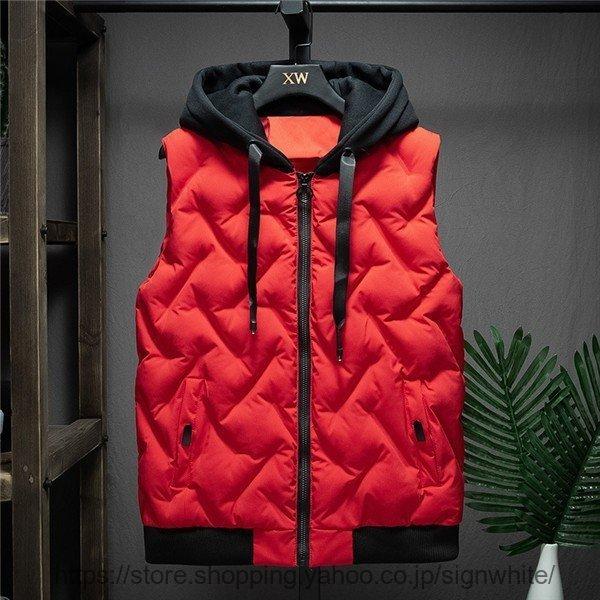 ダウンコート ジャンパー ダウン 冬 軽量 中綿 防寒 大きいサイズ ダウンベスト メンズ ベスト ジレ 最大62 オフ