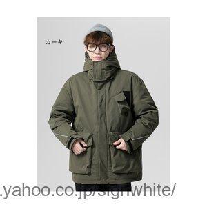 人気急上昇 ジャンパー ジャケット ダウン90 暖かい 冬用 フード付き モッズコート ダウンジャケット メンズ 21冬新作 お勧め メンズフード付きダウン90ミリタリージャケット コート アウター 防寒着 コート アウター Aou Edu Sd