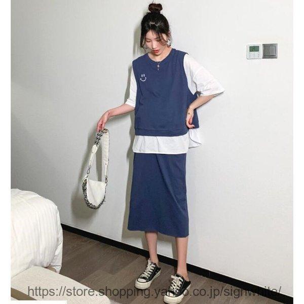Sale 78 Off マタニティセットアップ トップスtシャツ ベスト スカート ゆったり 可愛い カジュアル 産前産後 マタニティウェア ママ服 妊婦服 ブルー パープル M L Xl Materialworldblog Com