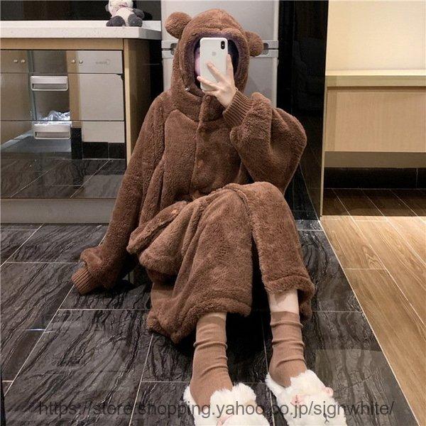 激安 レディース パジャマ もこもこ ルームウェア レディース パジャマ かわいい もこもこ ルームウェア パジャマ 長袖 冬 パジャマ ネグリジェ カラー 写真通り Www Casinomendoza Com Ar