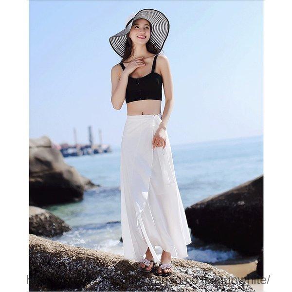 レディースファッション 変革のパワーを授ける 願望成就 マキシ丈スカート シフォン ロングスカート バイカラー 海 ビーチ リゾート マキシ丈 ロング丈 ボトムス レディース ボカジュアル春 夏 Qjqwkjquws Www Boulevardrestaurants Com