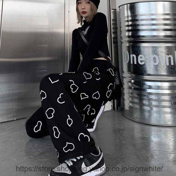 国際ブランド カーゴパンツ レディース ワイドパンツ 原宿 韓国ファッション ハイウエスト ロングパンツ ボトムス ヒップホップ ダンス衣装 ストリート系 カジュアル 団体服