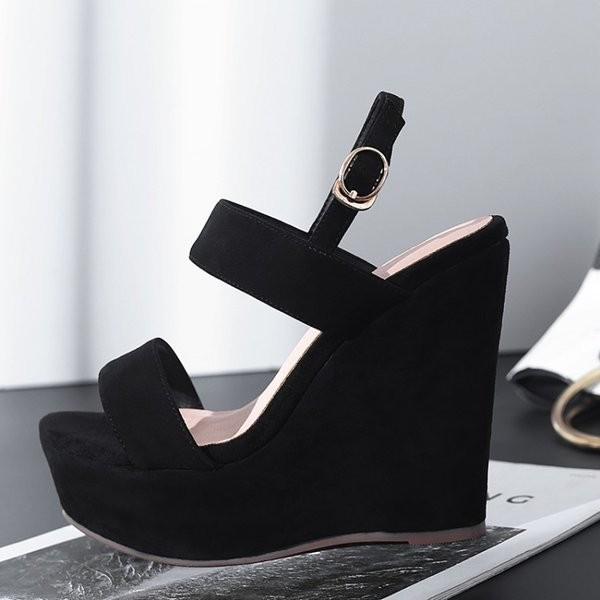 新発売 サンダルレディース黒走れる 厚底ウェッジソールウェッジソールシューズフォーマルパーティーパンプスハイヒールストラップ通勤旅行二次会結婚式代30代40代 サンダル プレゼントラッピングの場合 00円料金追加致します Www Sustentec Com Br