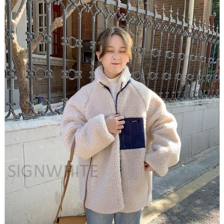 ジャケット レディース ボアジャケット アウター ボア ブルゾン ふわふわ おしゃれ ホワイト 白 防寒コート 冬 ゆったり 暖かい フリース 胸ポケット J Signwhite Yahoo 店 通販 Yahoo ショッピング