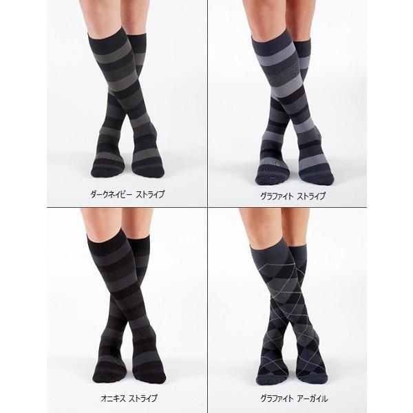 男性用弾性ハイソックス】マイクロファイバー シェード for Men 圧迫力