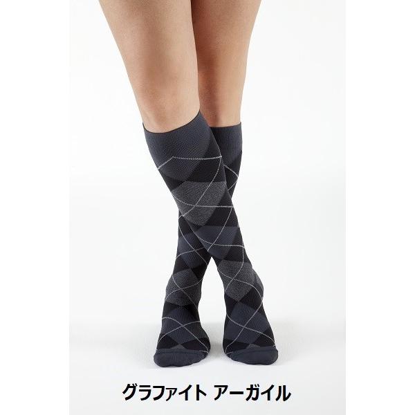男性用弾性ハイソックス】マイクロファイバー シェード for Men 圧迫力