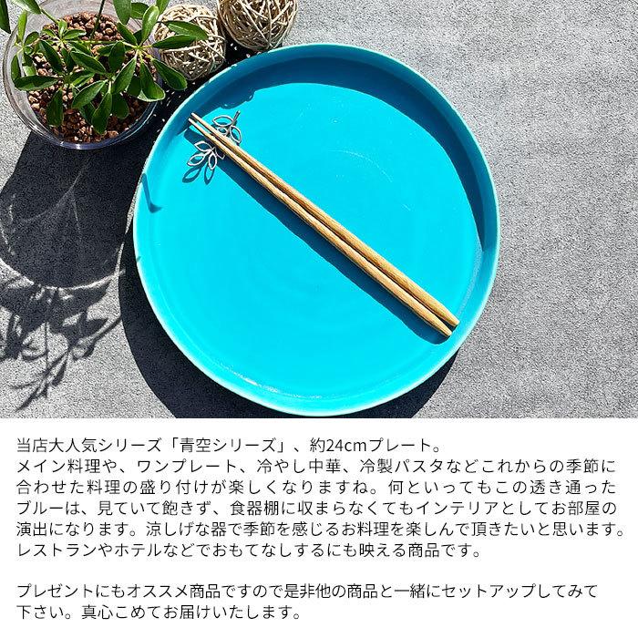 青空シリーズ サークルプレート 24cm 日本製 国産 美濃焼 洋食器 青空シリーズ サークルプレート 24cm 日本製 国産 美濃焼 洋食器