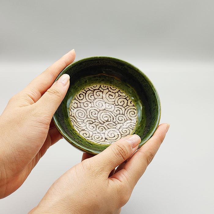 萌えみどり GY 取り鉢 12cm 日本製 国産 瀬戸焼 和食器 陶磁器 陶器