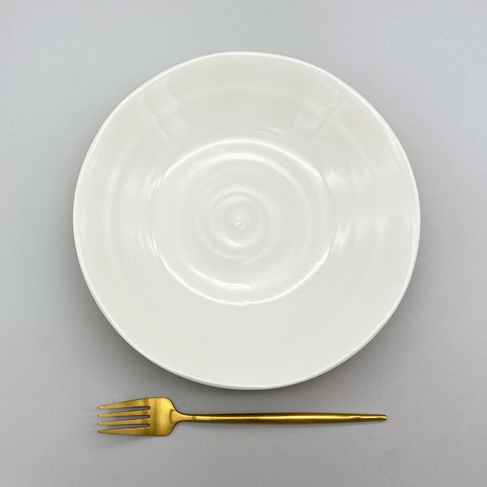 わたぼうし 軽量 浅鉢 22cm 日本製 国産 美濃焼 陶磁器 洋食器 白い
