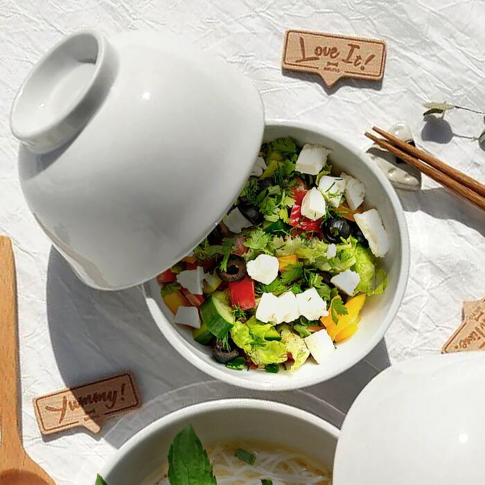 わたぼうし 軽量 小丼 13cm 500cc 日本製 国産 美濃焼 陶磁器 洋食器