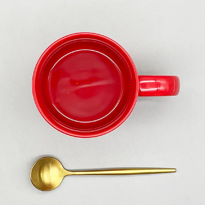 真っ赤なマグカップ 300cc 日本製 国産 美濃焼 陶磁器 洋食器