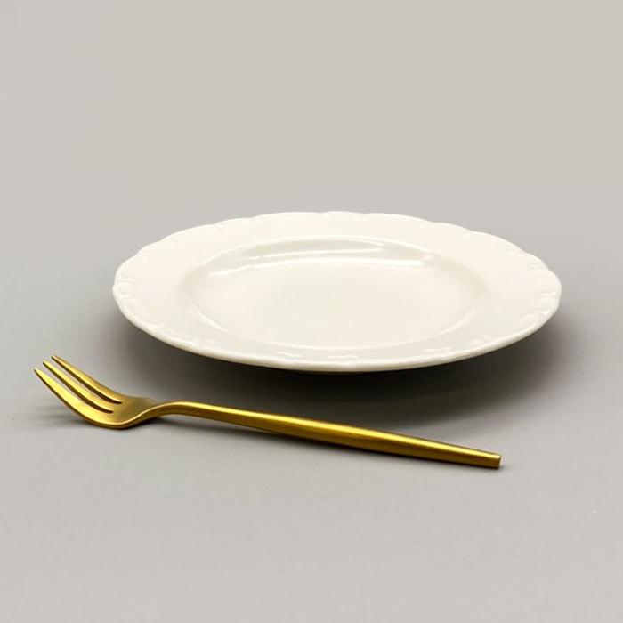 アラベスク プチケーキプレート 15cm 日本製 国産 美濃焼 陶磁器 洋食