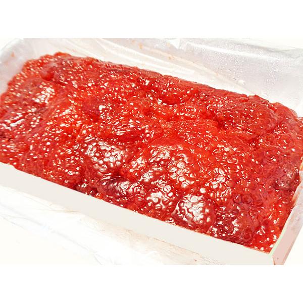 紅鮭筋子醤油漬 2kg (カット済) : 旬をお取り寄せ・北海道四季工房
